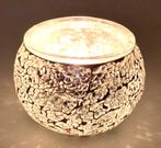 TheeL Mozaiek ZilverGrijs (Theelichthouders.LalaShops), Huis en Inrichting, Woonaccessoires | Kandelaars en Kaarsen, Ophalen of Verzenden