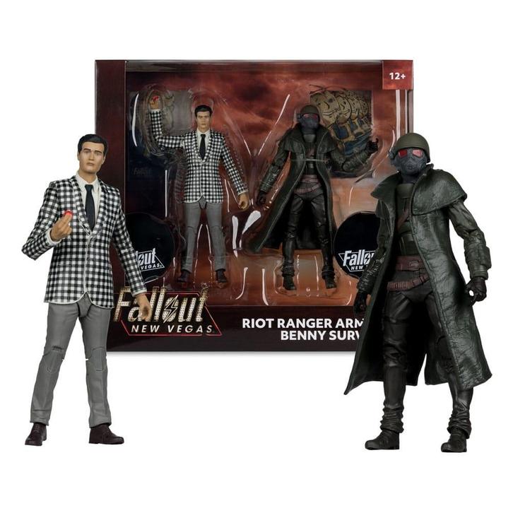 Fallout: New Vegas Statue 2-Pack Riot Ranger Armor & Benn..., Verzamelen, Film en Tv, Nieuw, Ophalen of Verzenden