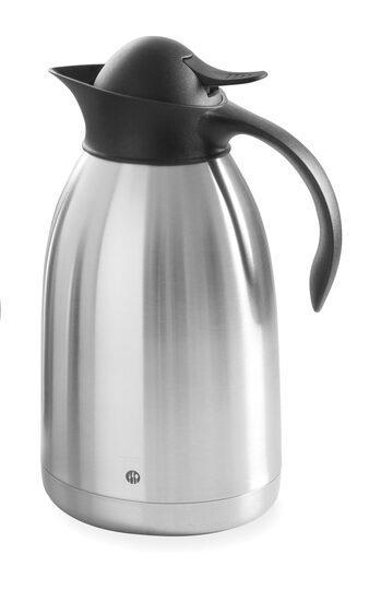 Thermoskan - 2 liter - RVS - Zwart - Dubbelwandig - Hendi -, Zakelijke goederen, Horeca | Overige, Verzenden