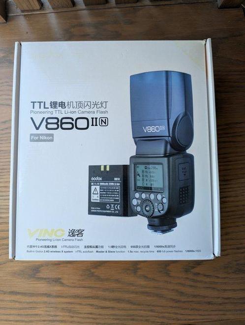 Godox V860 ii (for Nikon) Flitser, Audio, Tv en Foto, Fotocamera's Digitaal