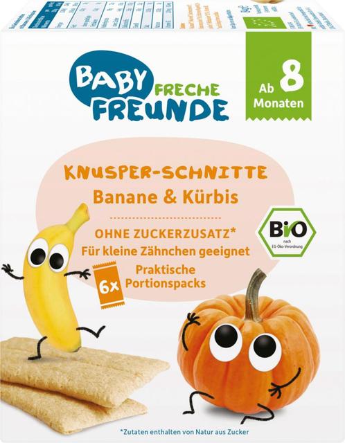 Stoute vriendenBabysnack knapperige plakjes banaan & pom..., Kinderen en Baby's, Badjes en Verzorging, Verzenden