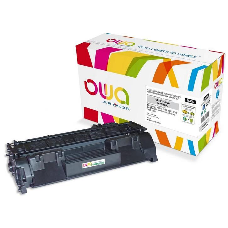 OWA HP CE505A Remanufactured Toner Zwart – 05A / 3479B002, Computers en Software, Printerbenodigdheden, Toner, Nieuw, Ophalen of Verzenden