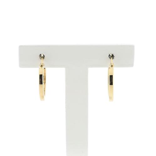 Gouden oorringen | Ø 19 mm (oorbellen, gouden oorbellen), Sieraden, Tassen en Uiterlijk, Oorbellen, Overige kleuren, Gebruikt