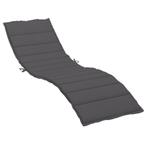 Ligbedkussen Antraciet 200cm - Retourdeal - 40% Korting!, Tuin en Terras, Tuinmeubel-accessoires, Ophalen of Verzenden, Nieuw
