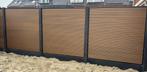 Composiete schutting | incl plaatsen | €145,- pm, Nieuw, Kunststof, 1 tot 2 meter