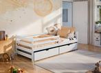 Kinderbed met Lade Lio - 90 x 200 - Wit, Kinderen en Baby's, Kinderkamer | Bedden, Verzenden, Nieuw, 180 cm of meer, 85 tot 100 cm
