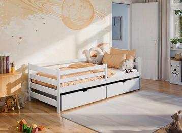 Kinderbed met Lade Lio - 90 x 200 - Wit beschikbaar voor biedingen
