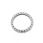 Witgouden alliance ring met diamanten; 0,50 ct., Sieraden, Tassen en Uiterlijk, Ringen, Gebruikt, Overige kleuren, Ophalen of Verzenden