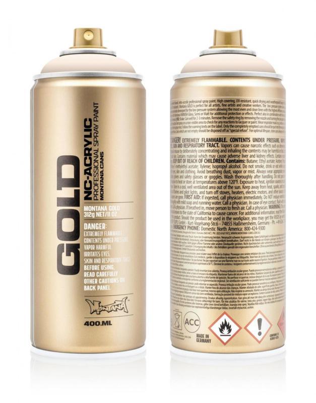 Montana Gold G2010 Orange Ice 400 ml, Doe-het-zelf en Verbouw, Verf, Beits en Lak, Nieuw, Ophalen of Verzenden
