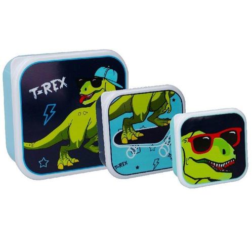 Set van 3 lunchdoosjes T-rex NIEUW, Huis en Inrichting, Keuken | Keukenbenodigdheden, Nieuw, Ophalen of Verzenden