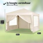 2dekans | Brixy Partytent - Opvouwbaar - Easy Up - 3x3m -, Ophalen of Verzenden, Zo goed als nieuw