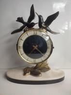 Klok - Silvoz Paris - Marmer, Zinklegering - 1940-1950, Antiek en Kunst, Antiek | Klokken
