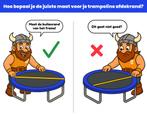 Trampoline rand - 244-252 cm - blauw, Ophalen of Verzenden, Nieuw