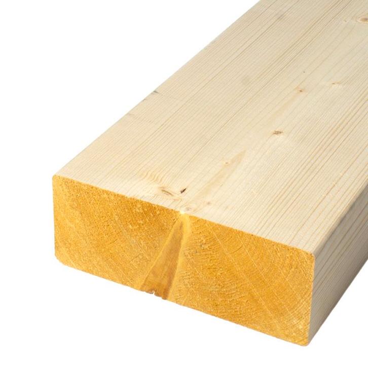 Vuren Balk Geschaafd 100x250, Doe-het-zelf en Verbouw, Hout en Planken, Vuren, 300 cm of meer, 50 mm of meer, Nieuw, Balk, Ophalen of Verzenden