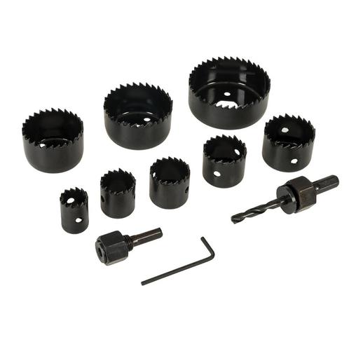 Silverline Gatenboor set - 11-delig - Ø 19-64 mm - Voor h.., Doe-het-zelf en Verbouw, Gereedschap | Boormachines, Nieuw, Ophalen of Verzenden