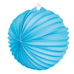 Lampion Blauw 23cm, Verzenden, Nieuw