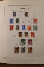 Indonesië 1949/1974 - Lot in 1 Davo standaard voordrukalbum,, Postzegels en Munten, Gestempeld