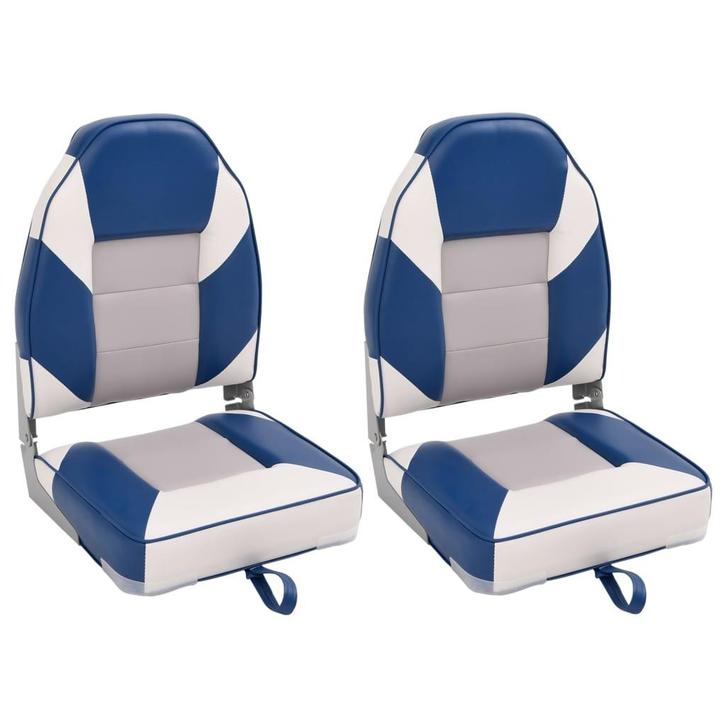 vidaXL Bootstoelen 2 st inklapbaar met hoge rugleuning, Watersport en Boten, Bootonderdelen, Nieuw, Verzenden