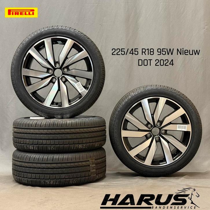 Originele Volkswagen Touran 5T1 18 inch Velgen + Nieuwe, Auto-onderdelen, Banden en Velgen, 18 inch, Erkend duurzaam, Zomerbanden