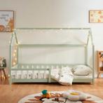 Kinderbed Hesel huisbed met matras en uitvalbeveiliging 90x2, Kinderen en Baby's, Kinderkamer | Bedden, Verzenden, Nieuw