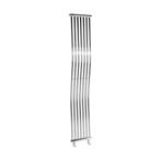 Designradiator Sapho Onda Gebogen 30x170cm 400W Chroom, Ophalen of Verzenden, Nieuw, Chroom, Overige typen