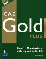 CAE Gold Plus Maximiser & CD With Key Pk 9781405876810, Verzenden, Gelezen, Elaine Boyd