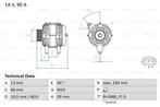 Dynamo / Alternator MAZDA 2 (1.3,1.3 BiFuel,1.3 MZR,1.5 M..., Ophalen of Verzenden, Nieuw