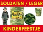 Soldaten / Camouflage kinderfeestje - Leger feestartikelen, Hobby en Vrije tijd, Feestartikelen, Nieuw, Feestartikel, Verzenden