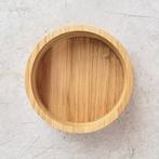 HOCHO Eikenhouten Snack Kom - Ø 102x40mm - Hard Wax Afwer.., Ophalen of Verzenden, Nieuw
