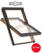 TIMLUX (VELUX dakraam maten) met gootstuk. Hout of Kunststof, Dakraam, Nieuw, Dubbelglas, Ophalen of Verzenden