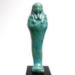 Oud-Egyptisch Faience Shabti, Antiek en Kunst