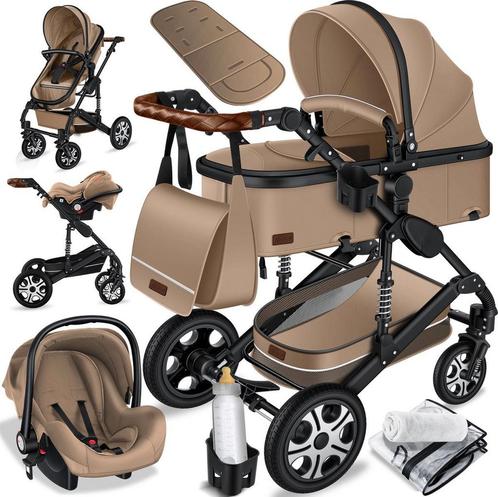 KESSER® Kinderwagen 3 in 1 Loops Wandelwagen Set incl. Autos, Kinderen en Baby's, Autostoeltjes, Nieuw, Verzenden