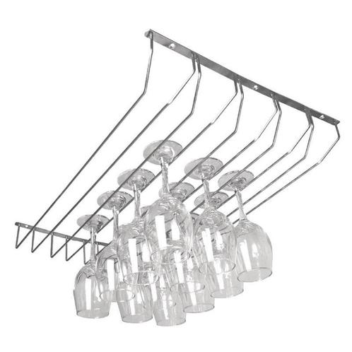 Glazenrek verchroomd | Met 5 sleuven |  610x435x65(h)mm, Zakelijke goederen, Horeca | Keukenapparatuur, Nieuw in verpakking, Verzenden