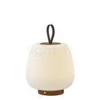 B.lux Misko Camp Acculamp LED, walnoot (Tafellampen), Verzenden, Nieuw