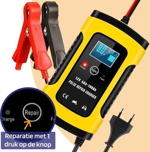 Accu druppel lader druppellader auto acculader 12V + LCD dis, Auto diversen, Auto-accessoires, Nieuw, Verzenden
