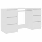 Schrijftafel 140cm Wit | Retourdeal | 42% Korting!, Huis en Inrichting, Bureaus, Ophalen of Verzenden, Nieuw, Bureau