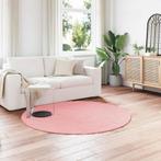 vidaXL Nep Konijnenbont Tapijt Olite Roze Ø 200 cm Polyester, Verzenden, Nieuw