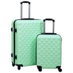 Hardcase Trolley Set 2-delig Mint ABS, Sieraden, Tassen en Uiterlijk, Tassen | Reistassen en Weekendtassen, Nieuw, Verzenden