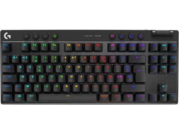 Veiling - Logitech G PRO X TKL Lightspeed  toetsenbord AZERT, Computers en Software, Toetsenborden