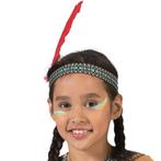 Indianen hoofdband met veer kinderen - Indianen accessoires, Hobby en Vrije tijd, Feestartikelen, Verzenden, Nieuw