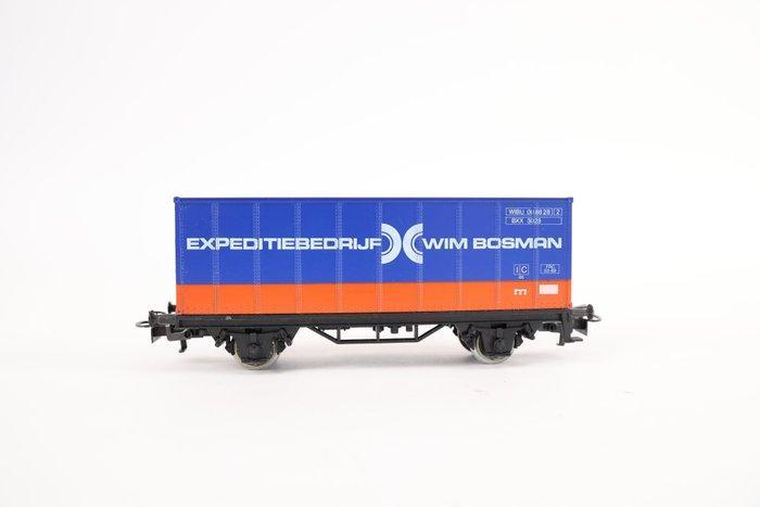 Märklin H0 - Modeltrein goederenwagon (1) - Containerwagen, Hobby en Vrije tijd, Modeltreinen | H0