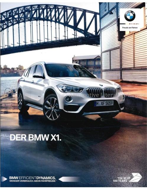 2016 BMW X1 BROCHURE DUITS, Boeken, Auto's | Folders en Tijdschriften, BMW