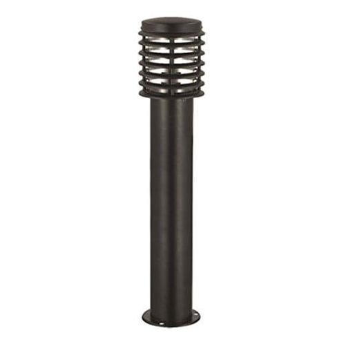 Tuin/Buitenlamp/Vloerlamp Rond Mat Zwart 80x15cm Modern RVS, Tuin en Terras, Buitenverlichting, Led, 50 tot 250 watt, Nieuw, Rvs