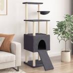 vidaXL Kattenmeubel met sisal krabpalen 153 cm donkergrijs, Verzenden, Nieuw
