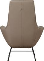 Leren fauteuils - Designpoot - Echt leer, Modern, Comfortab, Nieuw, Ophalen of Verzenden, 75 tot 100 cm, Leer