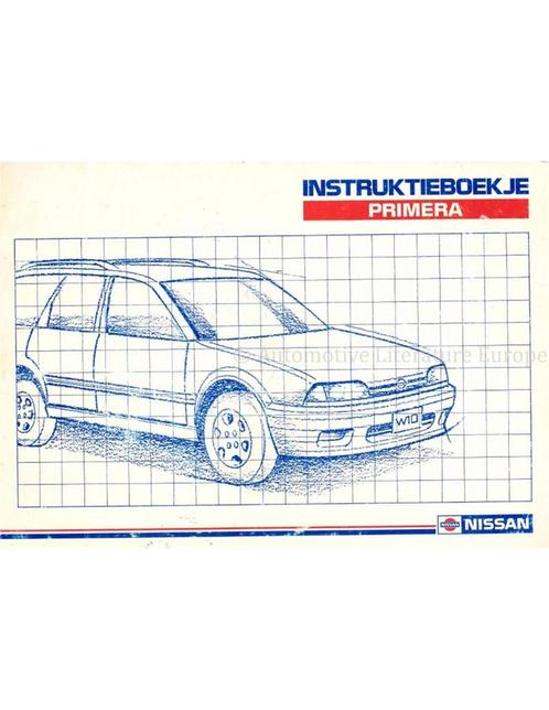 1990 NISSAN PRIMERA INSTRUCTIEBOEKJE NEDERLANDS, Auto diversen, Handleidingen en Instructieboekjes