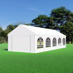 Partytent 4x10  PVC - Premium | Grijs / wit, Tuin en Terras, Partytenten, Verzenden, Partytent, Nieuw, 4 tot 6 meter