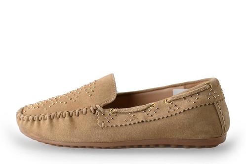 Manfield Instappers in maat 40 Beige | 10% extra korting, Kleding | Dames, Schoenen, Beige, Zo goed als nieuw, Instappers, Verzenden
