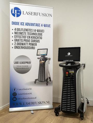 Diode ICE Laser 4 golflengtes 2023 - Lease vanaf 292,-