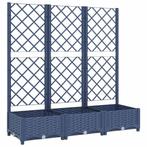 Plantenbak met latwerk 120cm - Tweedekansje voor jouw tuin!, Kunststof, 100 cm of meer, Nieuw, Ophalen of Verzenden